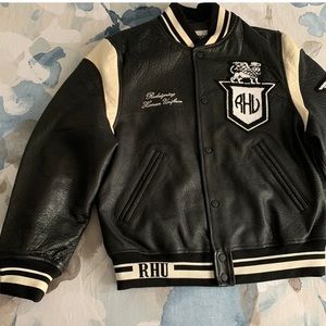 Rhude Zara leather jacket size small